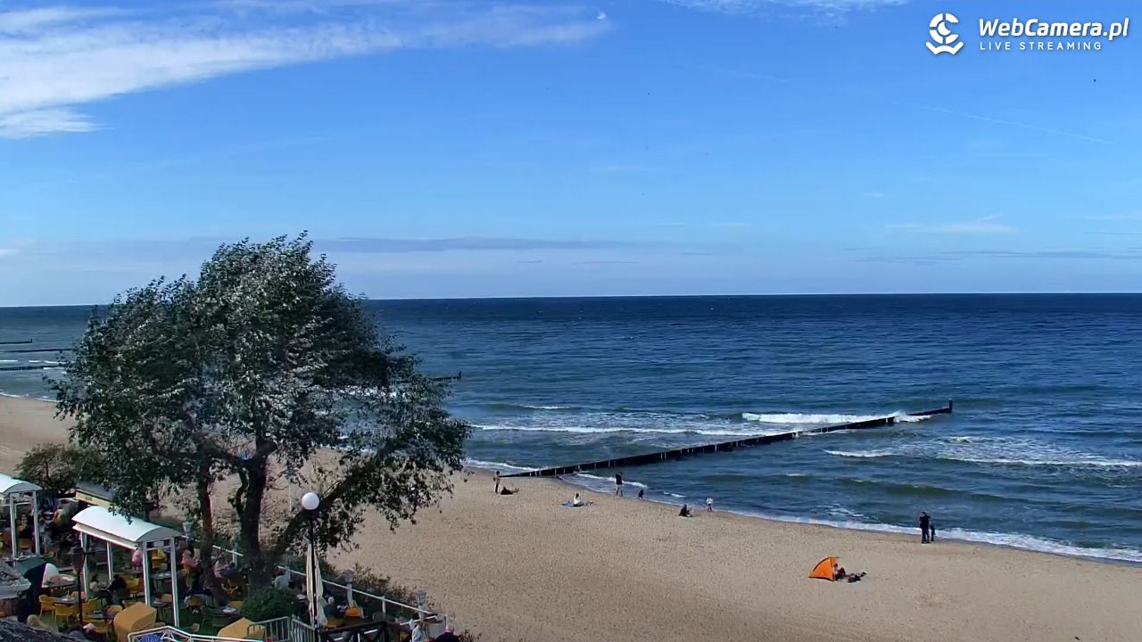 MIELNO - widok na plażę - 19 wresień 2026, 13:16