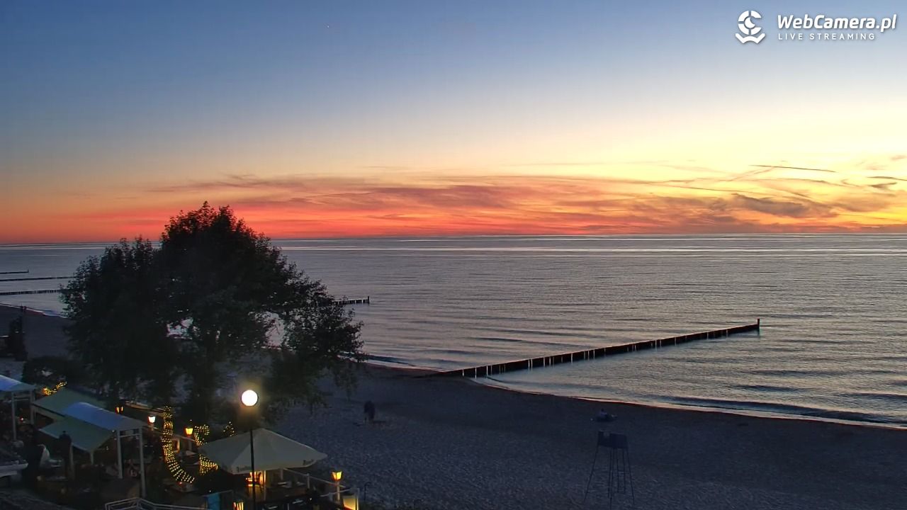 MIELNO - widok na plażę - 23 czerwiec 2026, 22:10