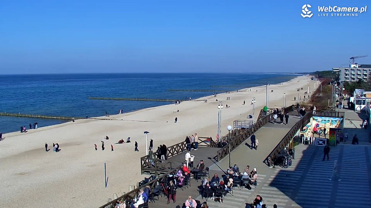 MIELNO - widok na plażę - 22 marzec 2026, 14:22