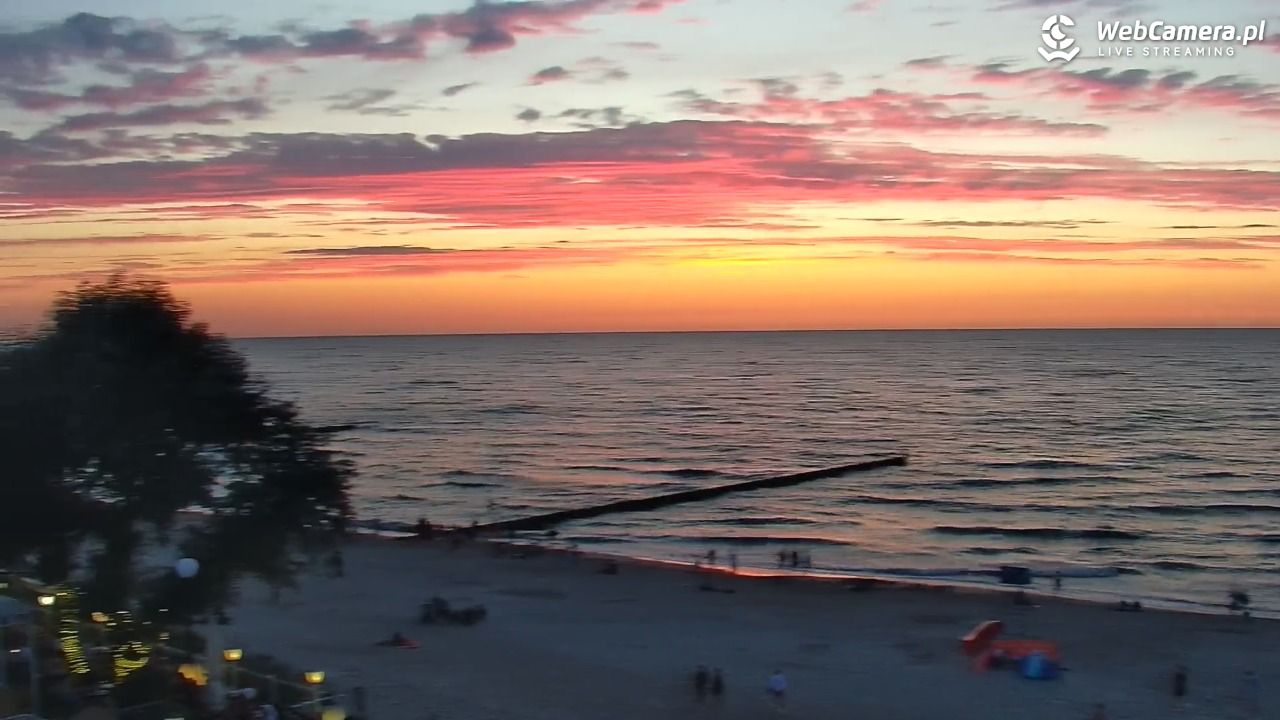 MIELNO - widok na plażę - 06 sierpień 2026, 21:06