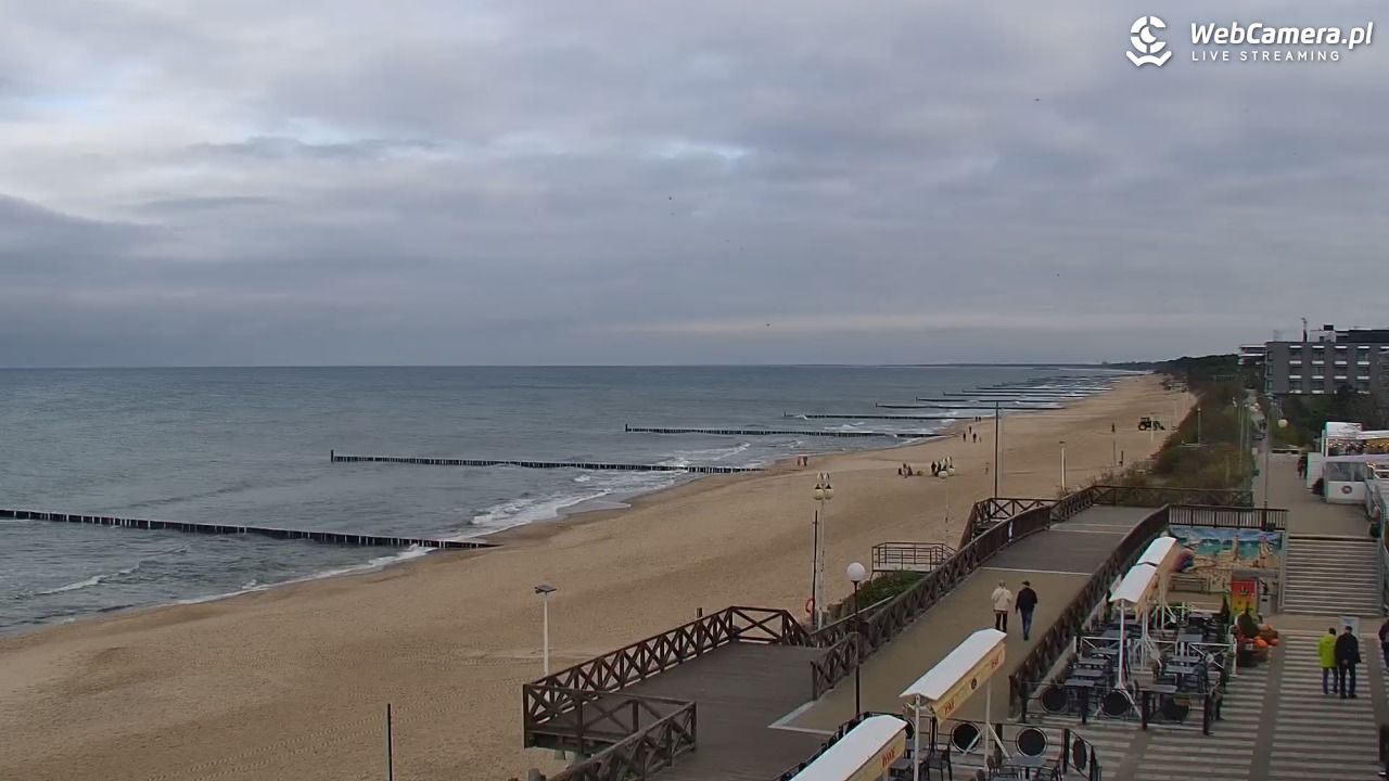 MIELNO - widok na plażę - 04 listopad 2025, 12:05