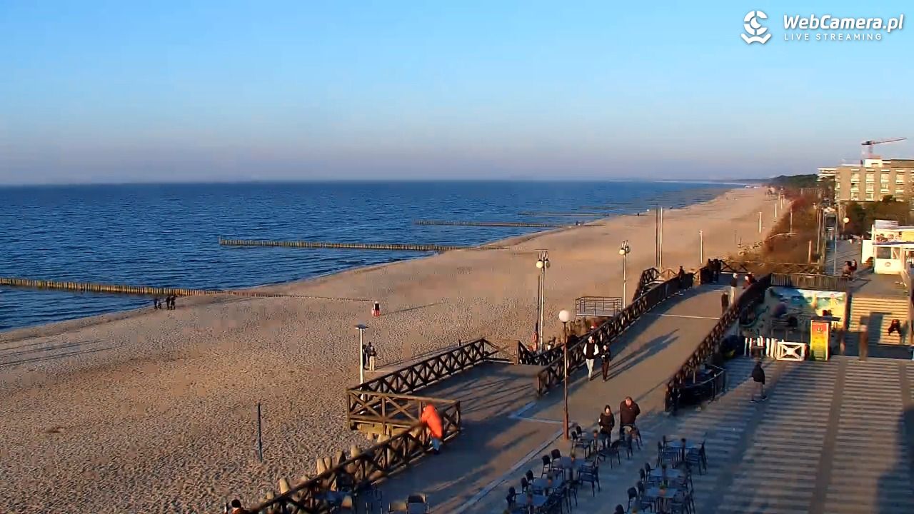 MIELNO - widok na plażę - 22 marzec 2026, 17:27