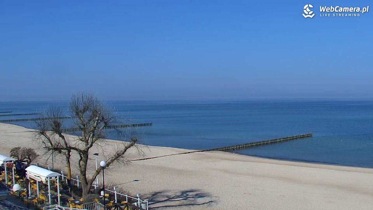 MIELNO - widok na plażę - 23 marzec 2026, 09:45