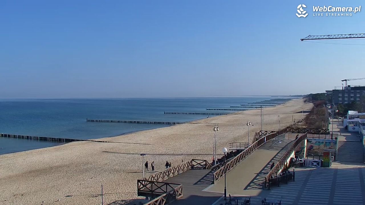 MIELNO - widok na plażę - 23 marzec 2026, 09:42