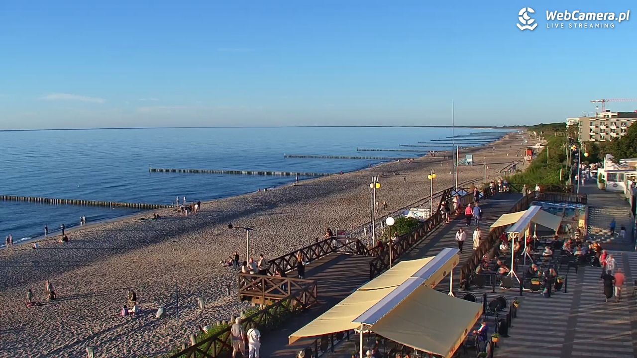MIELNO - widok na plażę - 23 czerwiec 2026, 20:42