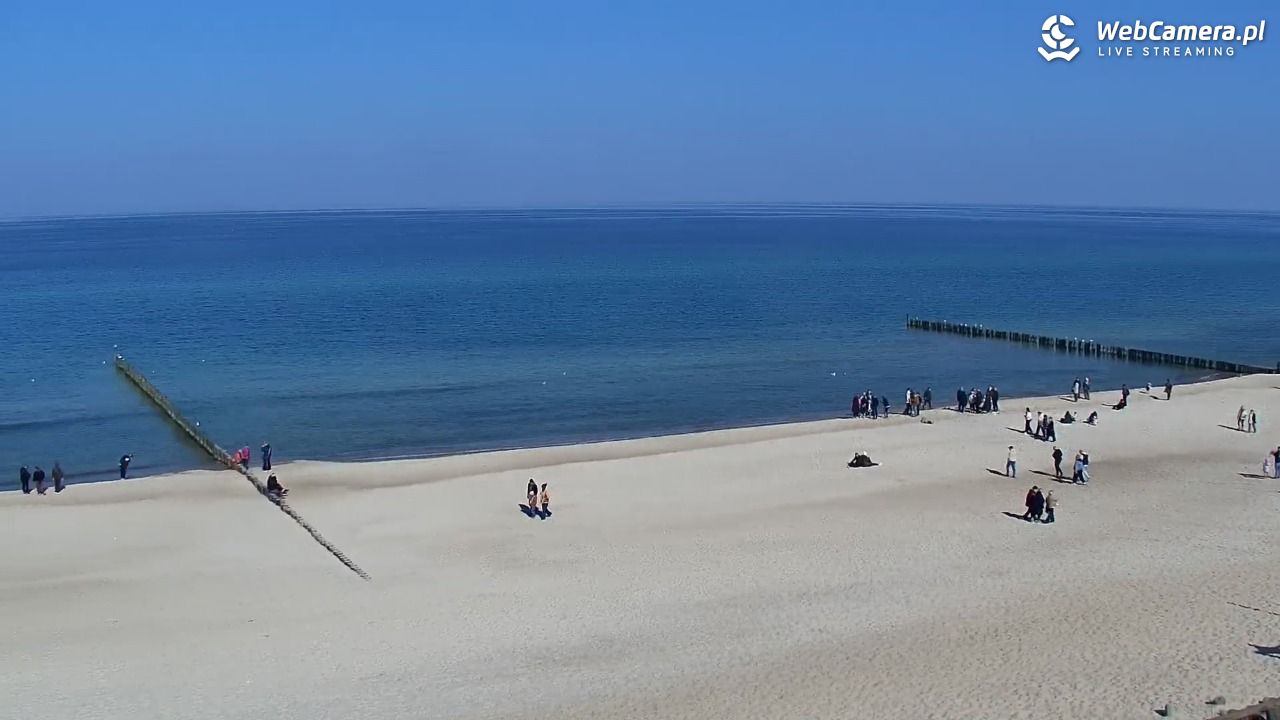 MIELNO - widok na plażę - 22 marzec 2026, 11:27