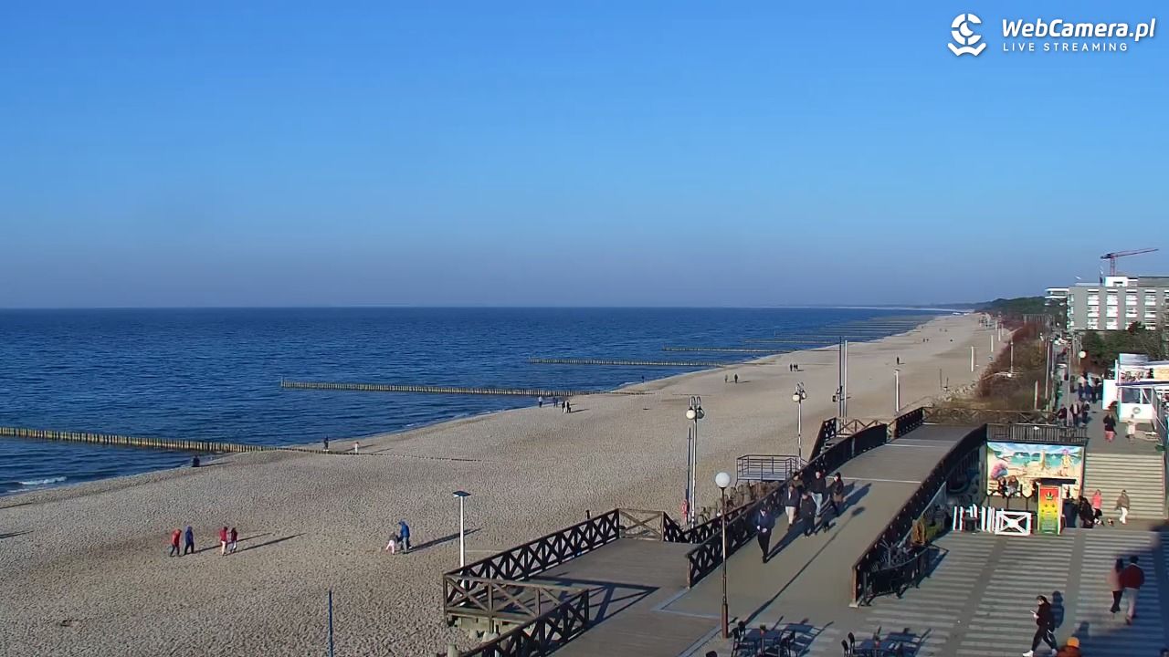 MIELNO - widok na plażę - 22 marzec 2026, 16:47