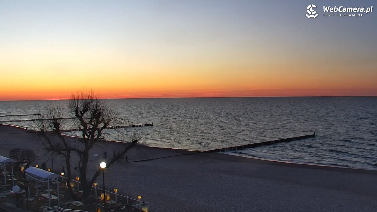 MIELNO - widok na plażę - 21 marzec 2026, 18:22