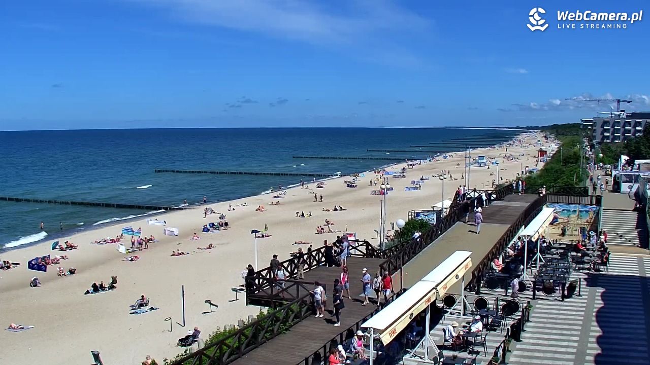 MIELNO - widok na plażę - 23 czerwiec 2026, 13:48
