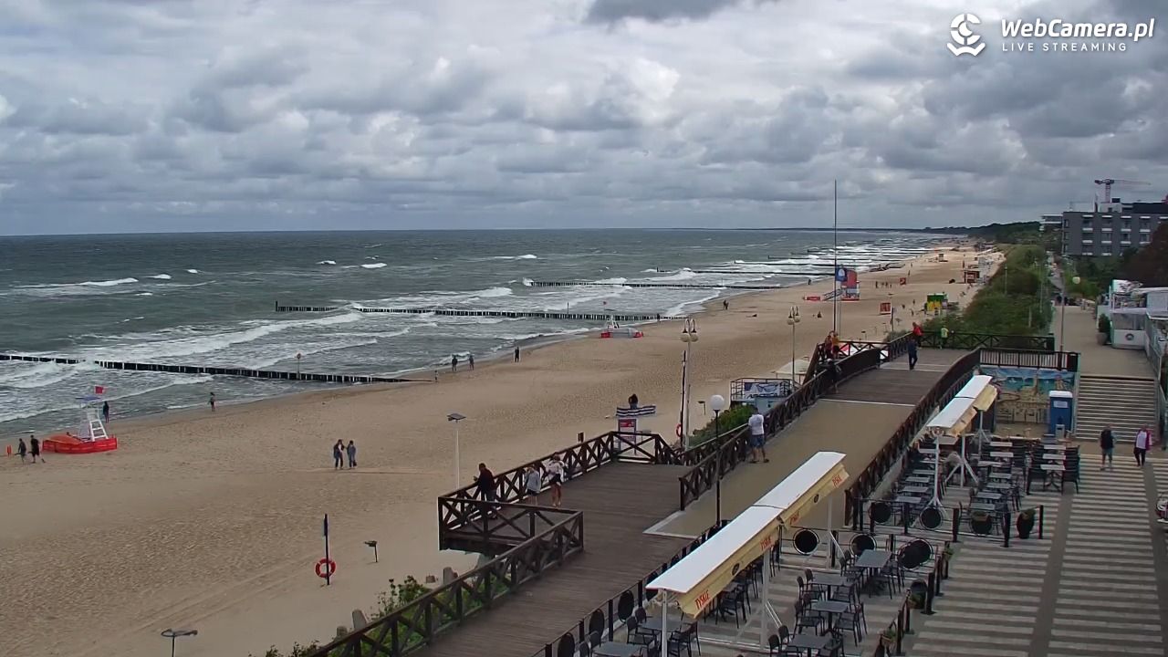 MIELNO - widok na plażę - 07 sierpień 2026, 10:01