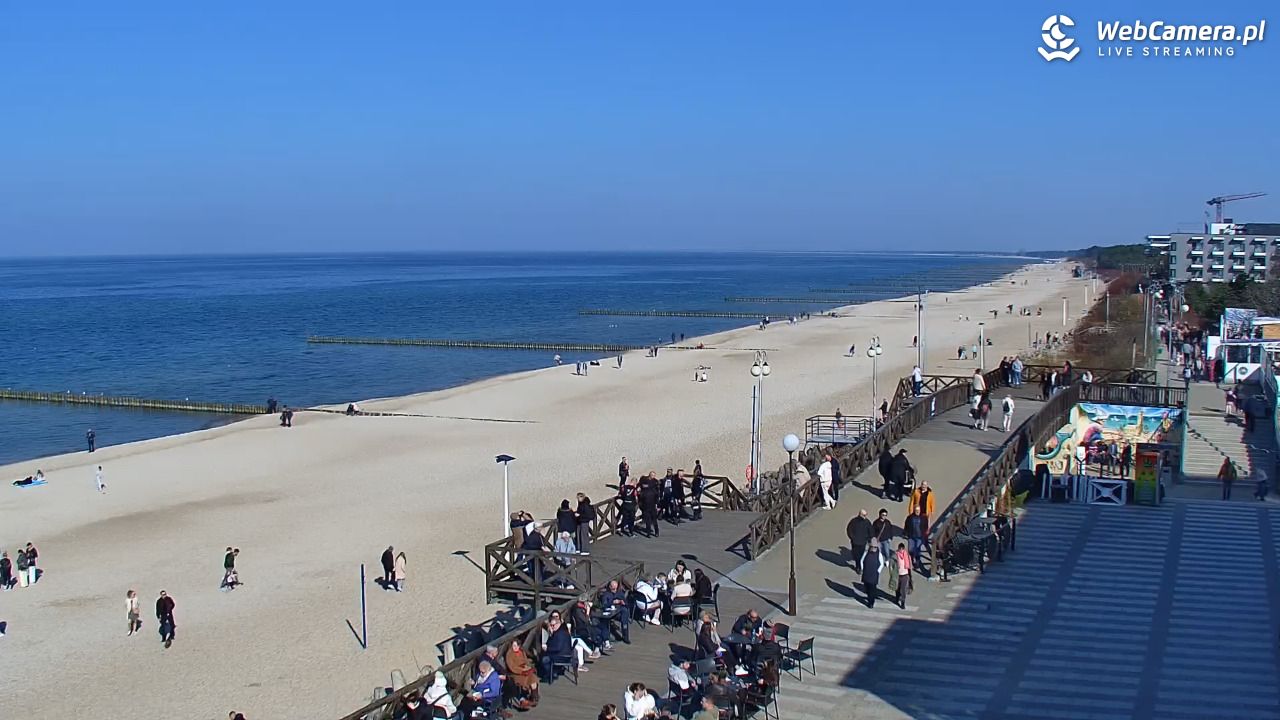 MIELNO - widok na plażę - 22 marzec 2026, 13:43