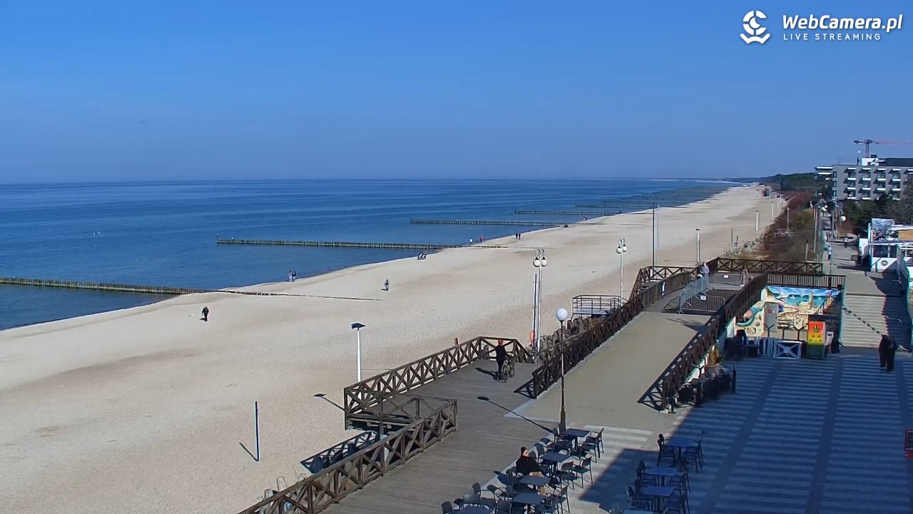 MIELNO - widok na plażę - 23 marzec 2026, 13:31