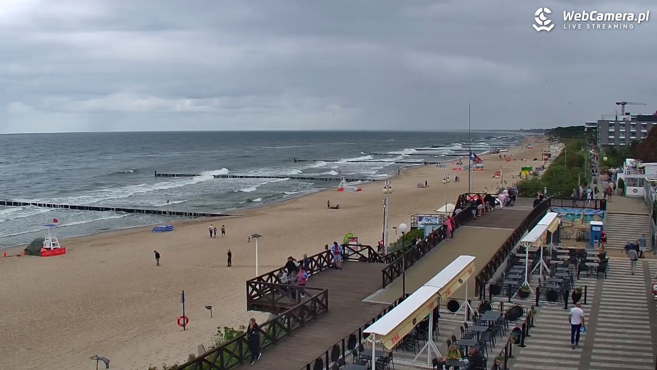 MIELNO - widok na plażę - 07 sierpień 2026, 12:14
