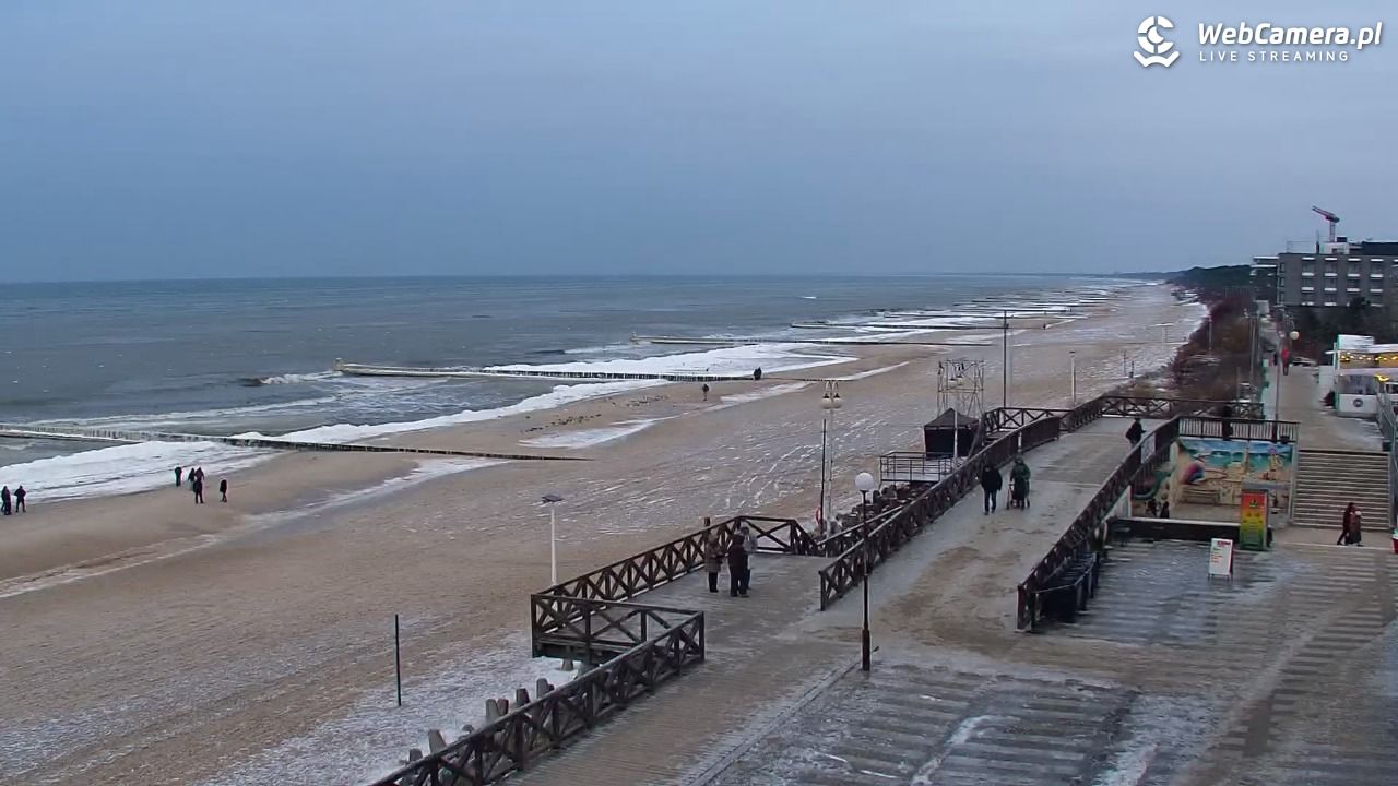 MIELNO - widok na plażę - 04 luty 2026, 16:09