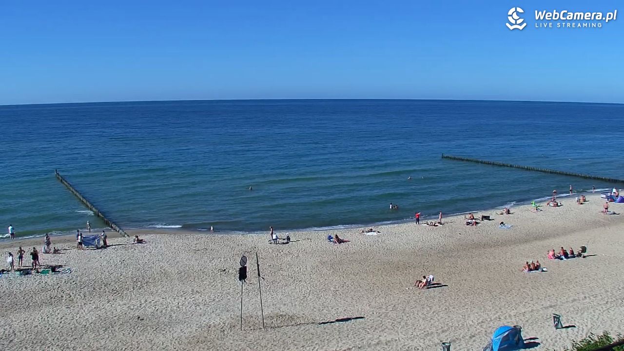 MIELNO - widok na plażę - 23 czerwiec 2026, 17:10