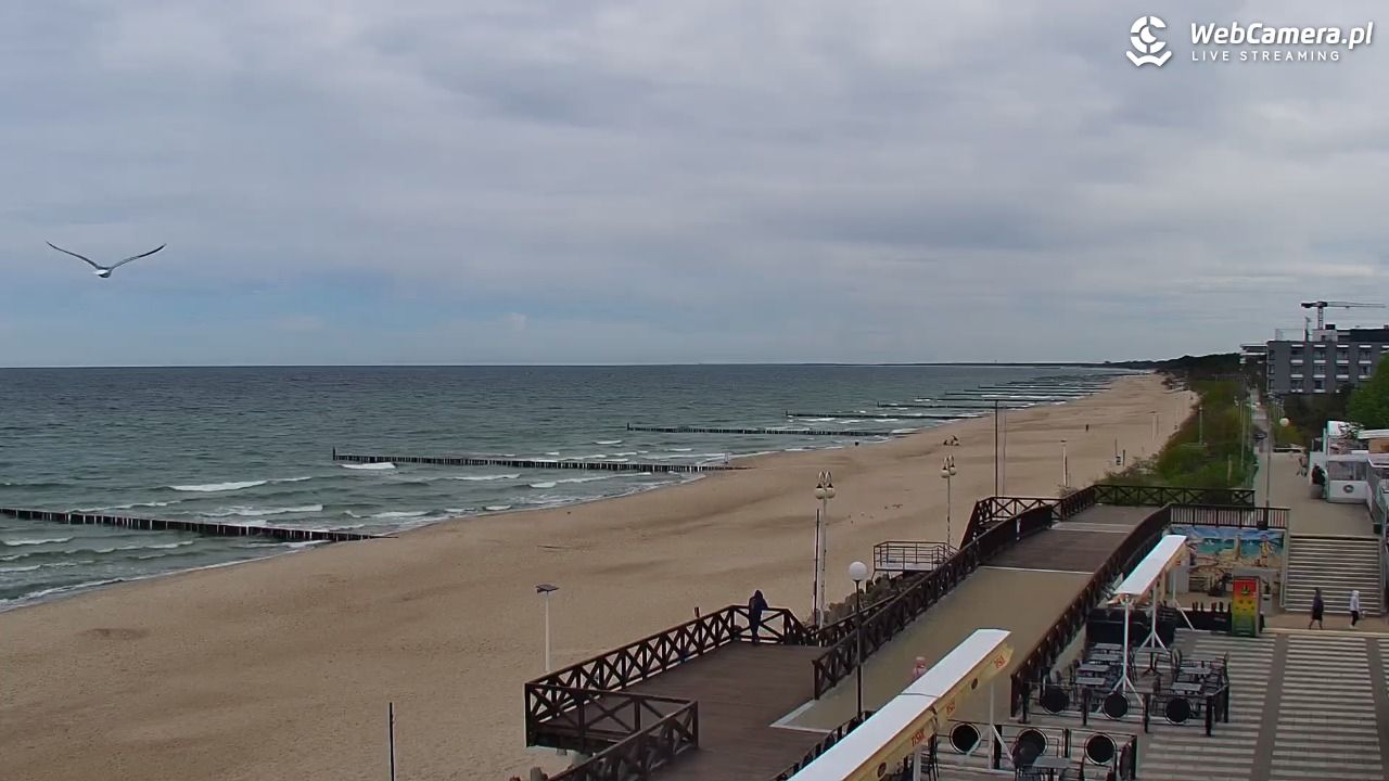 MIELNO - widok na plażę - 08 maj 2026, 11:42