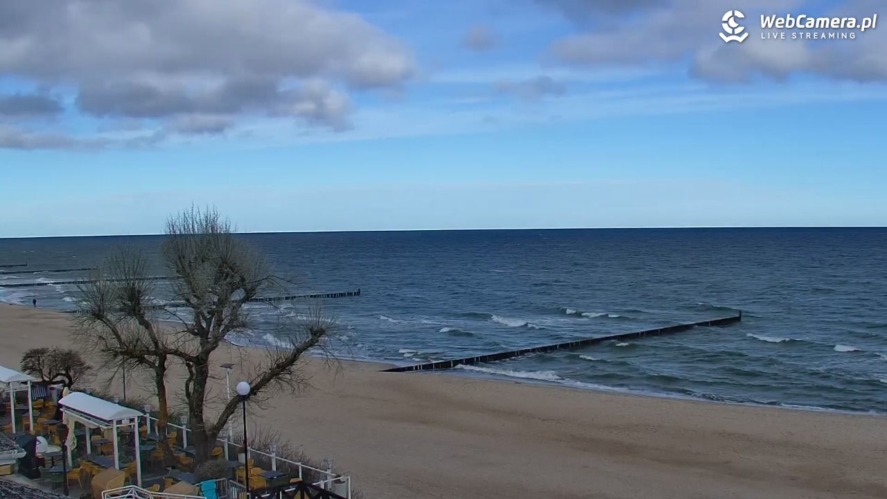 MIELNO - widok na plażę - 07 maj 2026, 08:44