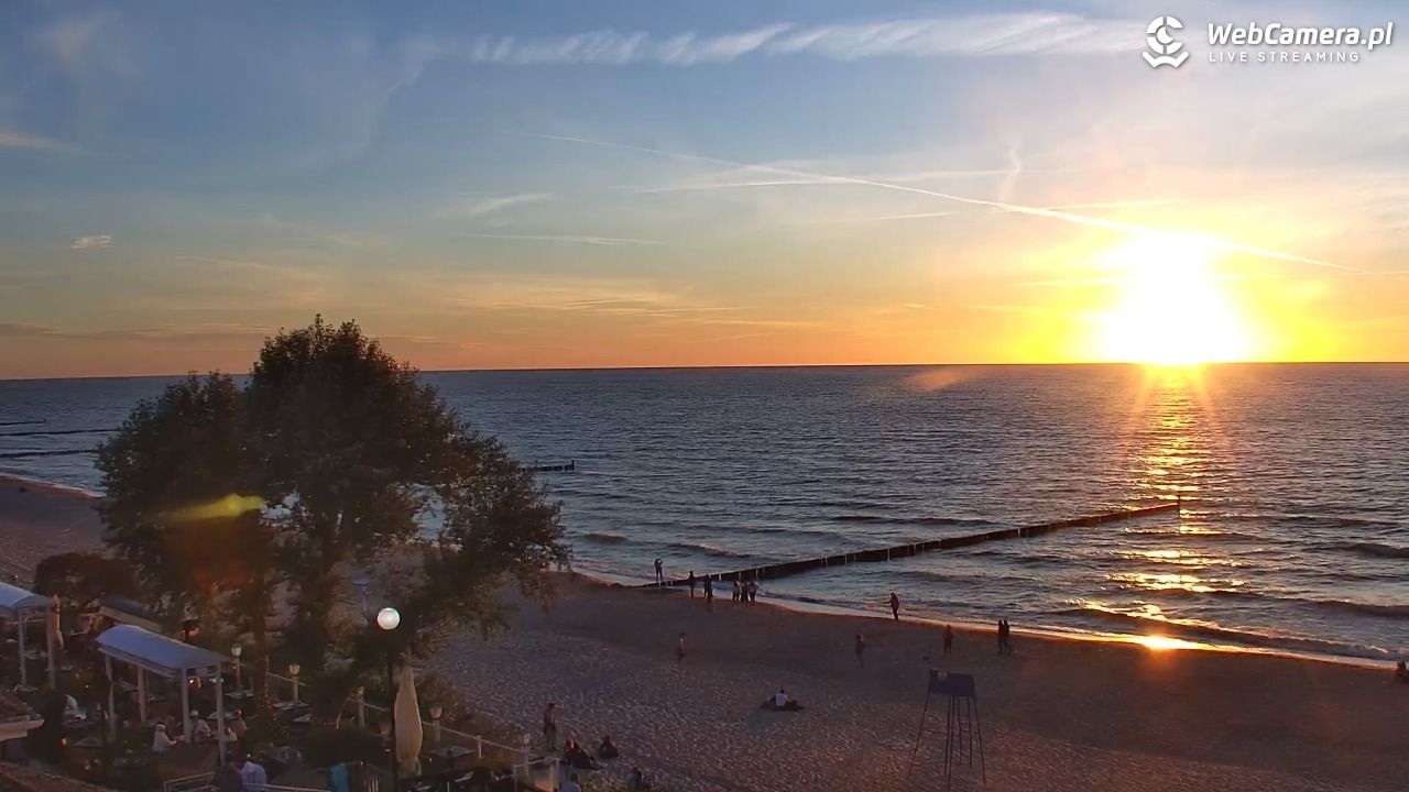 MIELNO - widok na plażę - 22 czerwiec 2026, 21:17