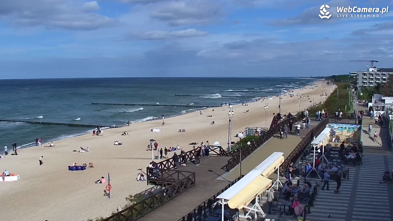 MIELNO - widok na plażę - 19 wresień 2026, 14:32