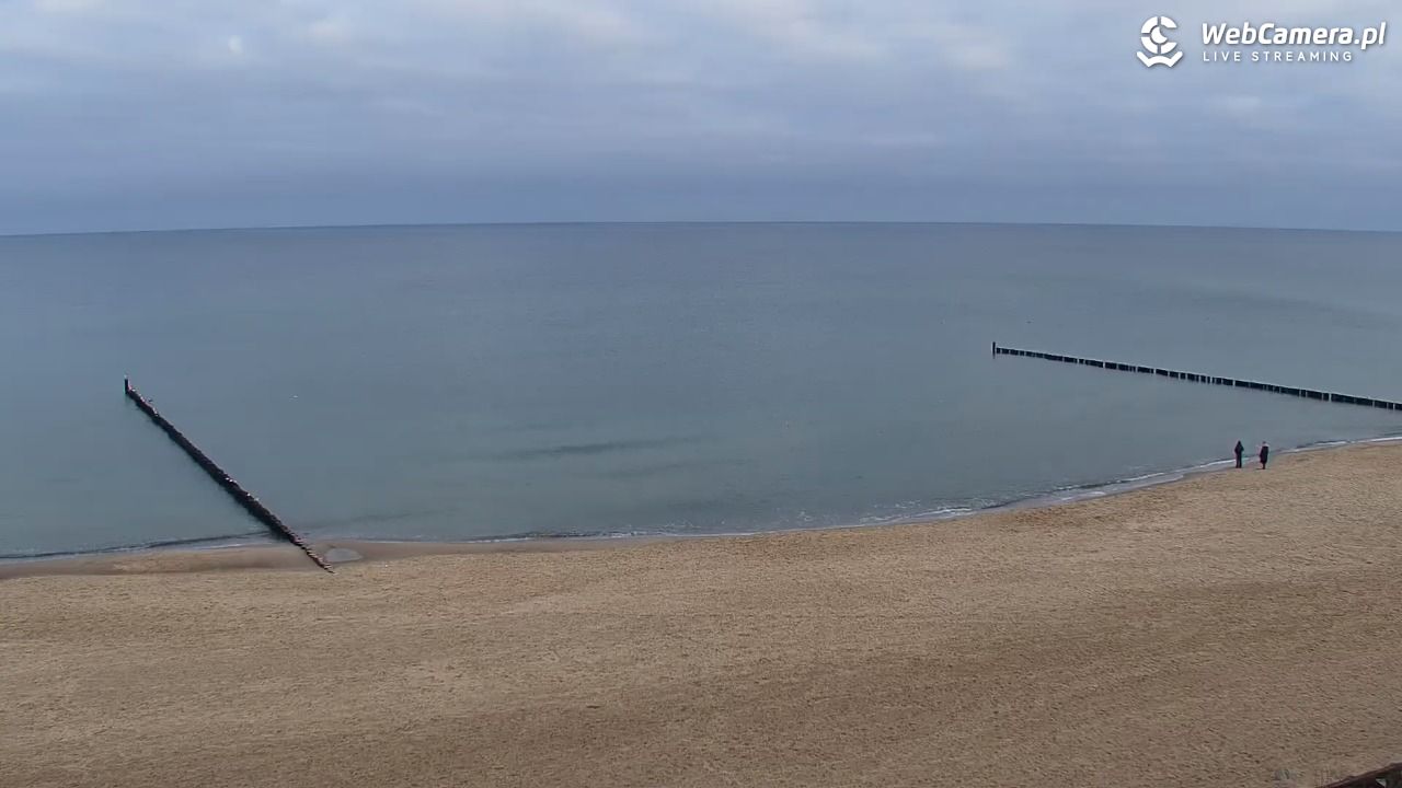 MIELNO - widok na plażę - 21 grudzień 2025, 10:16