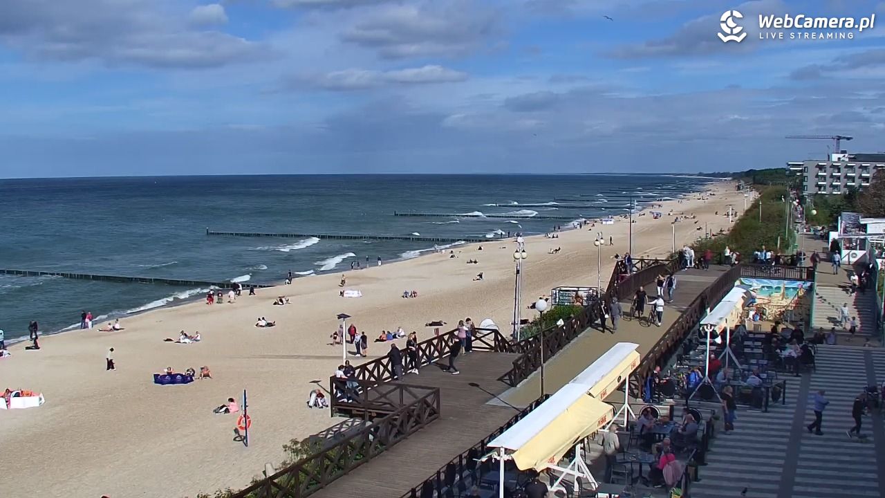 MIELNO - widok na plażę - 19 wresień 2026, 14:32
