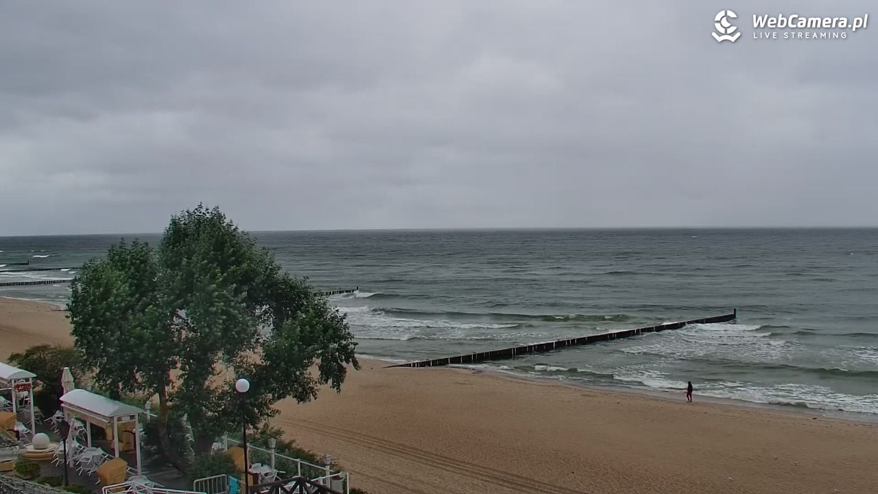 MIELNO - widok na plażę - 16 wresień 2025, 13:44