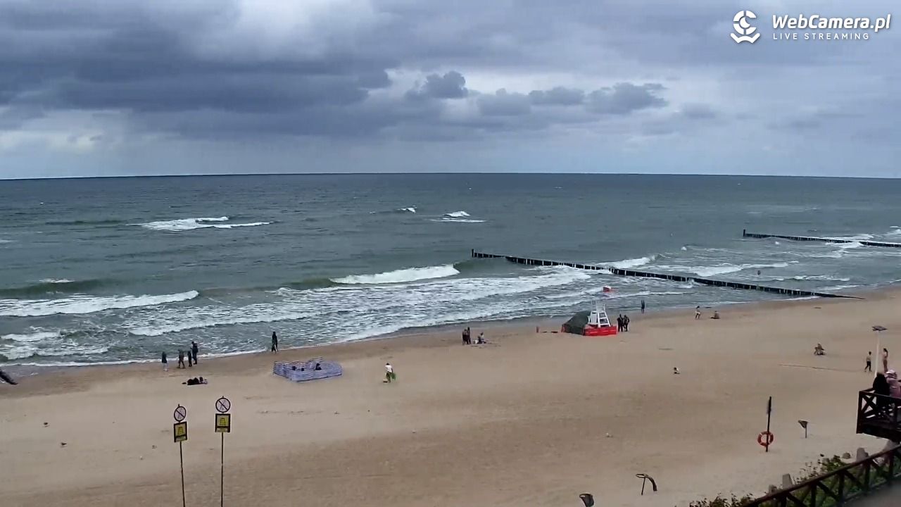 MIELNO - widok na plażę - 07 sierpień 2026, 14:37