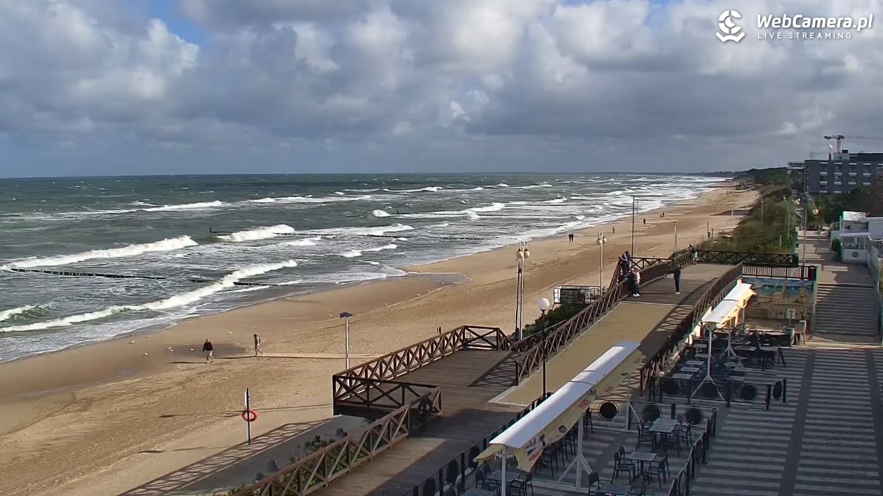 MIELNO - widok na plażę - 21 wresień 2026, 10:34