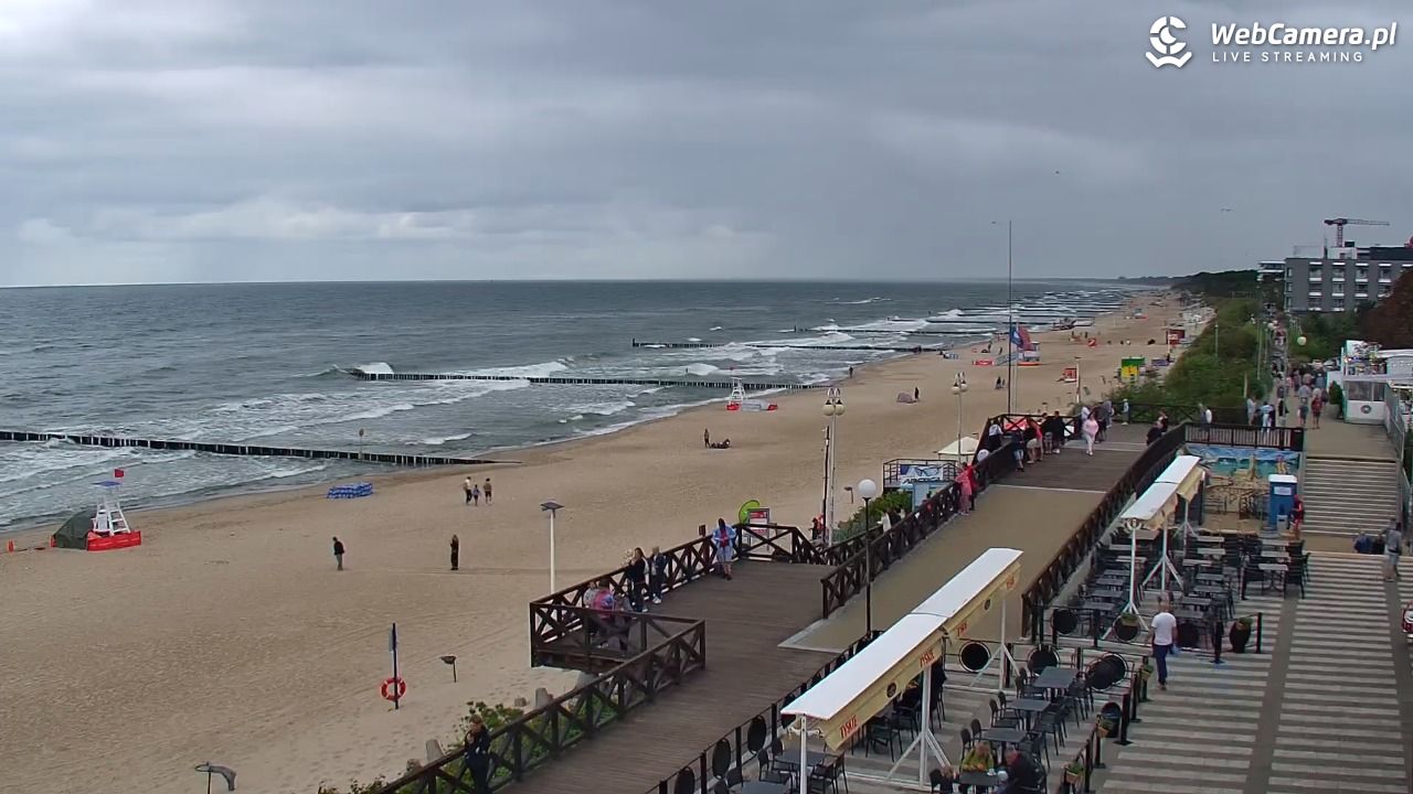 MIELNO - widok na plażę - 07 sierpień 2026, 12:14