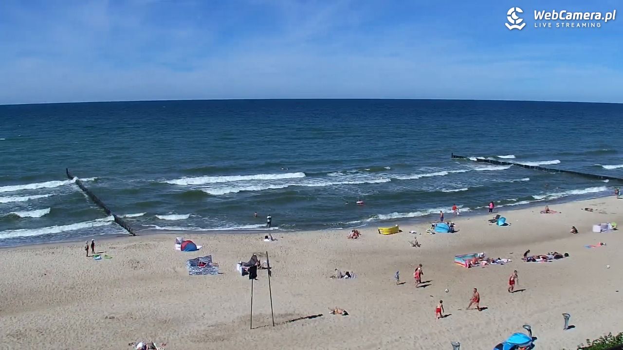 MIELNO - widok na plażę - 22 czerwiec 2026, 15:28