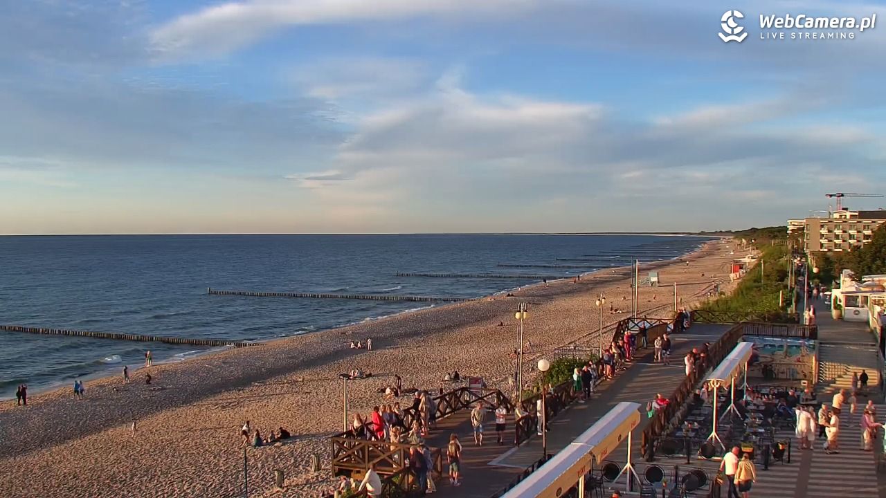 MIELNO - widok na plażę - 22 czerwiec 2026, 20:55