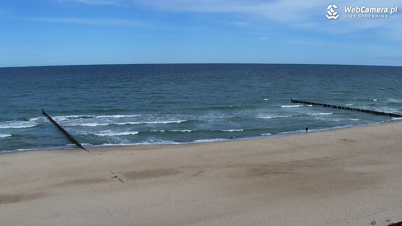 MIELNO - widok na plażę - 07 maj 2026, 12:15