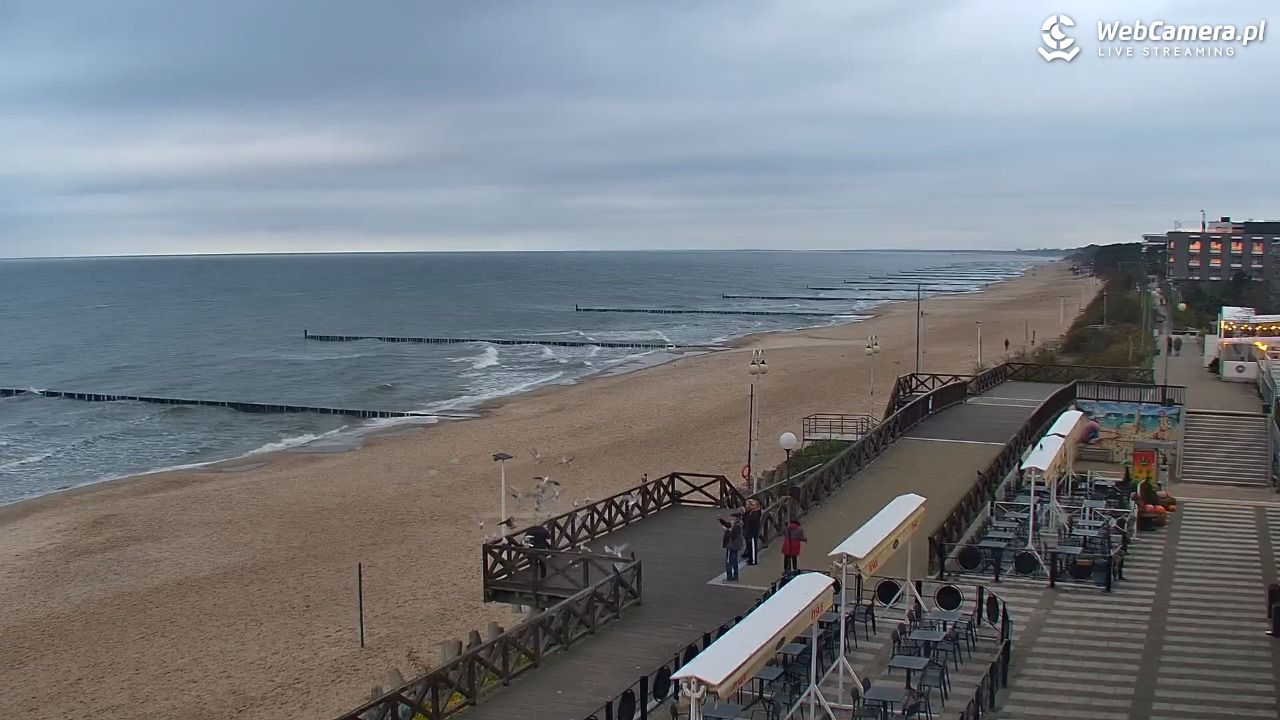 MIELNO - widok na plażę - 03 listopad 2025, 15:42