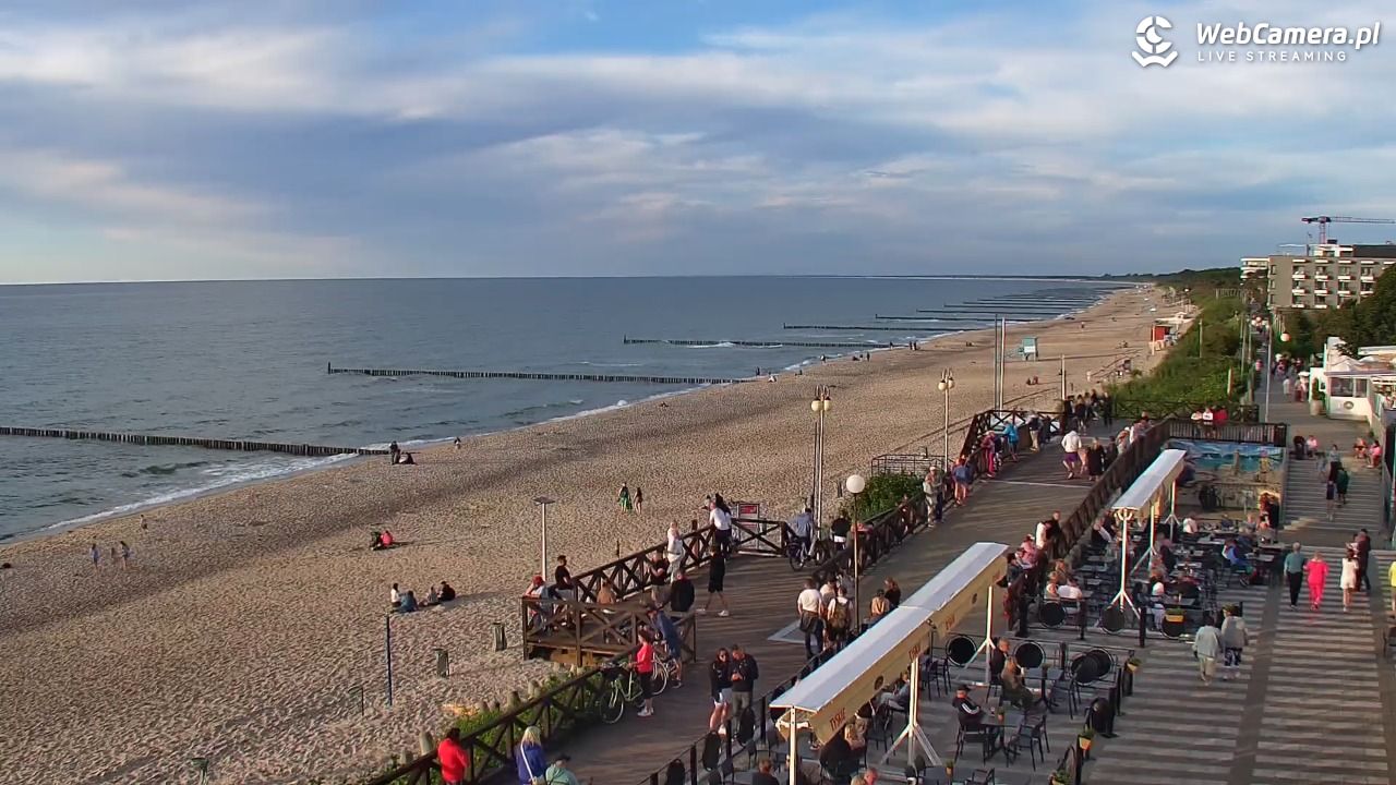 MIELNO - widok na plażę - 22 czerwiec 2026, 20:26