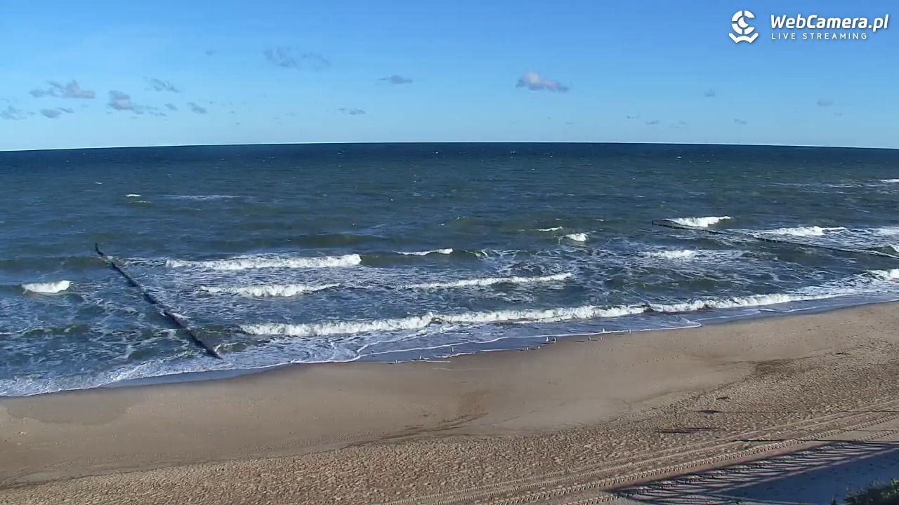 MIELNO - widok na plażę - 22 wresień 2026, 09:04