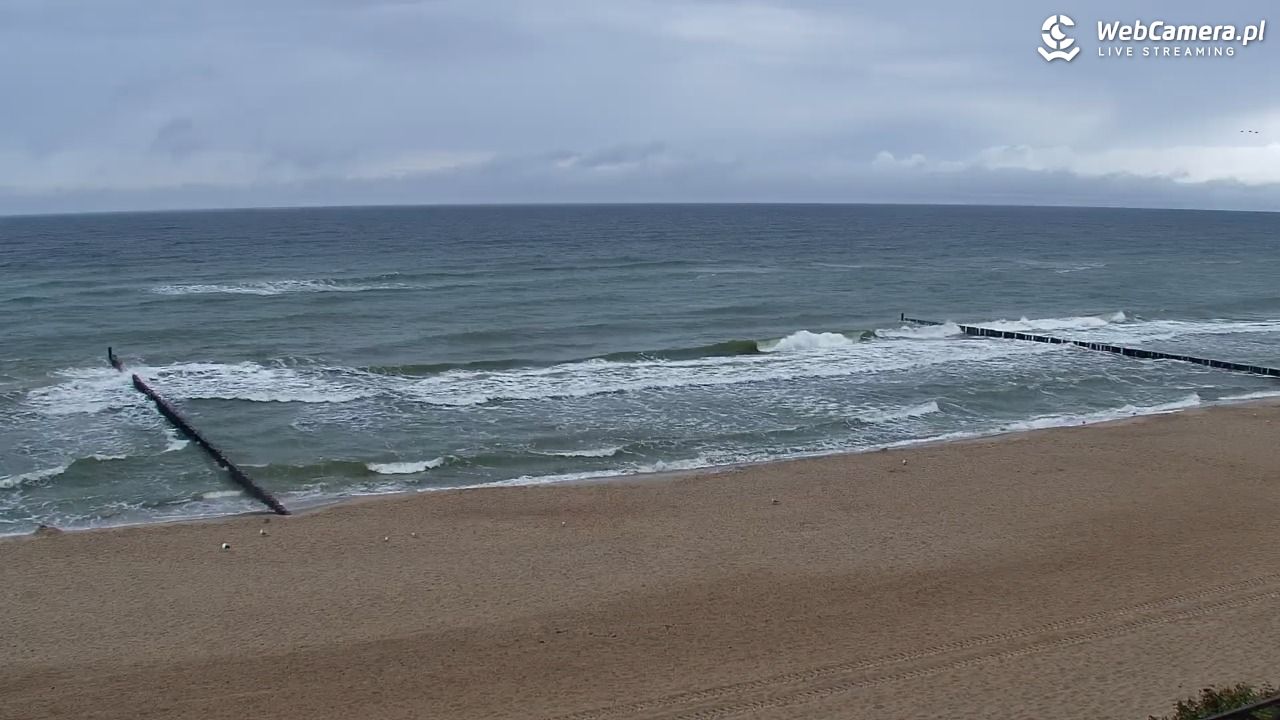 MIELNO - widok na plażę - 20 wresień 2026, 08:23
