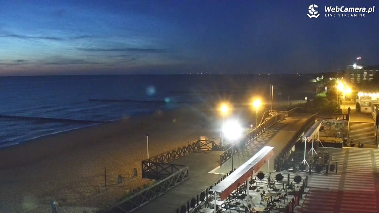MIELNO - widok na plażę - 22 czerwiec 2026, 23:09