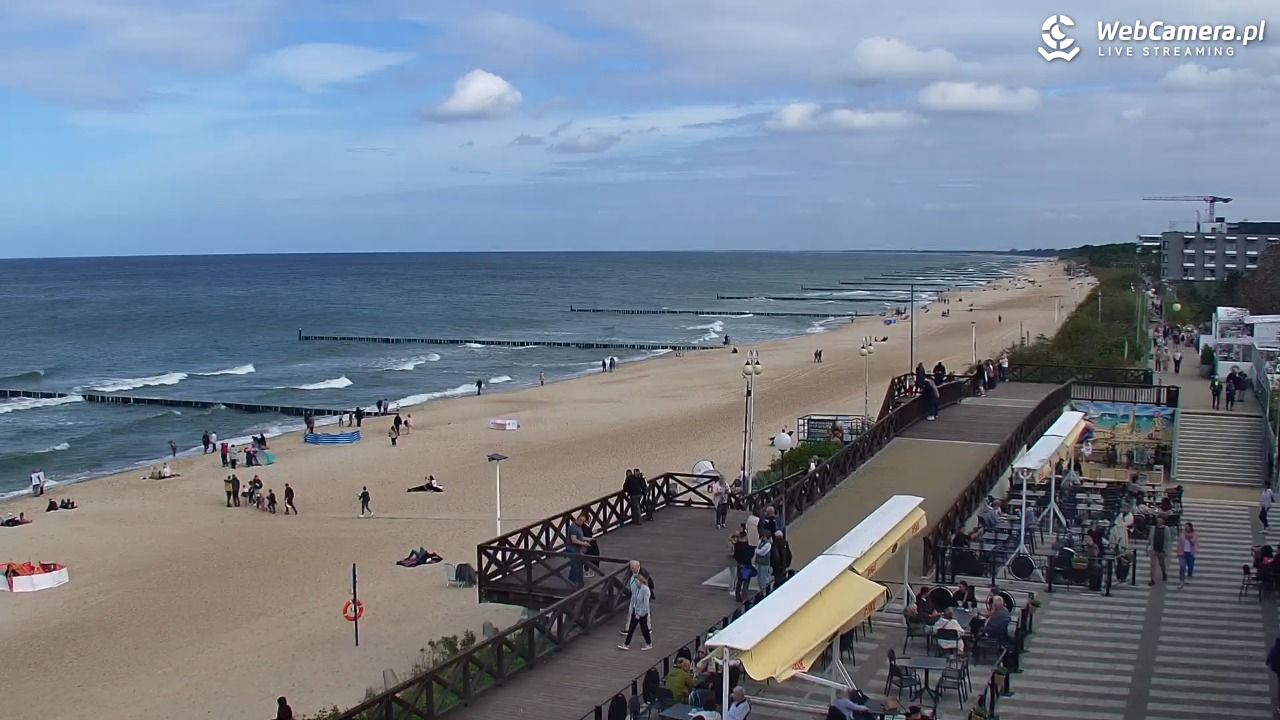 MIELNO - widok na plażę - 19 wresień 2026, 13:13