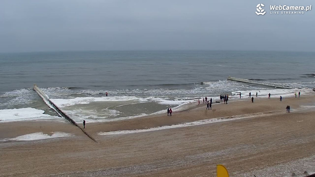 MIELNO - widok na plażę - 05 luty 2026, 14:54