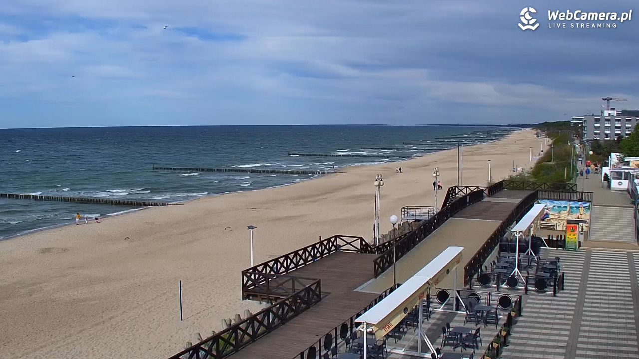 MIELNO - widok na plażę - 07 maj 2026, 16:35