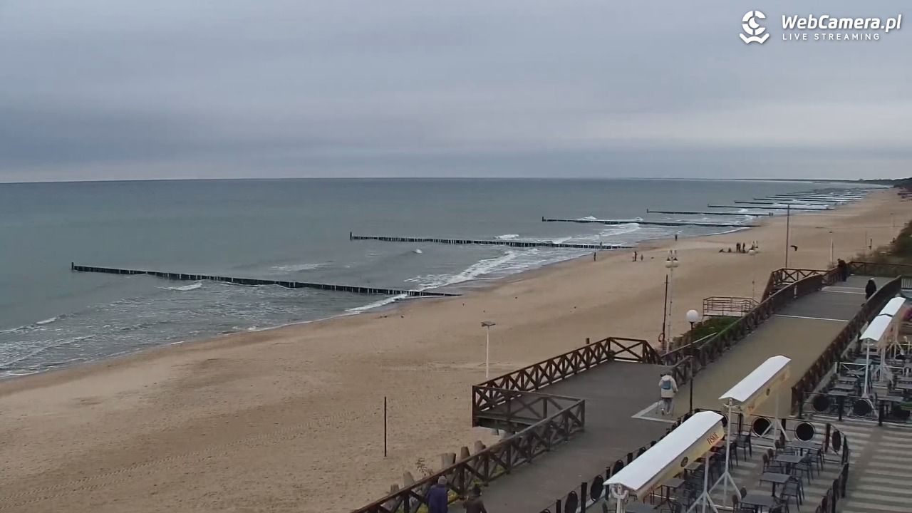 MIELNO - widok na plażę - 04 listopad 2025, 12:43
