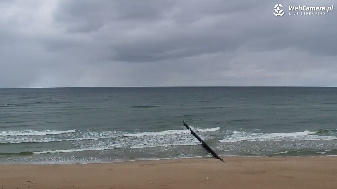 MIELNO - widok na plażę - 16 wresień 2025, 14:04