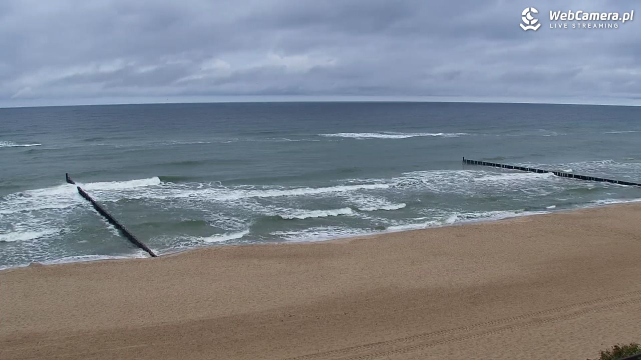 MIELNO - widok na plażę - 20 wresień 2026, 09:43