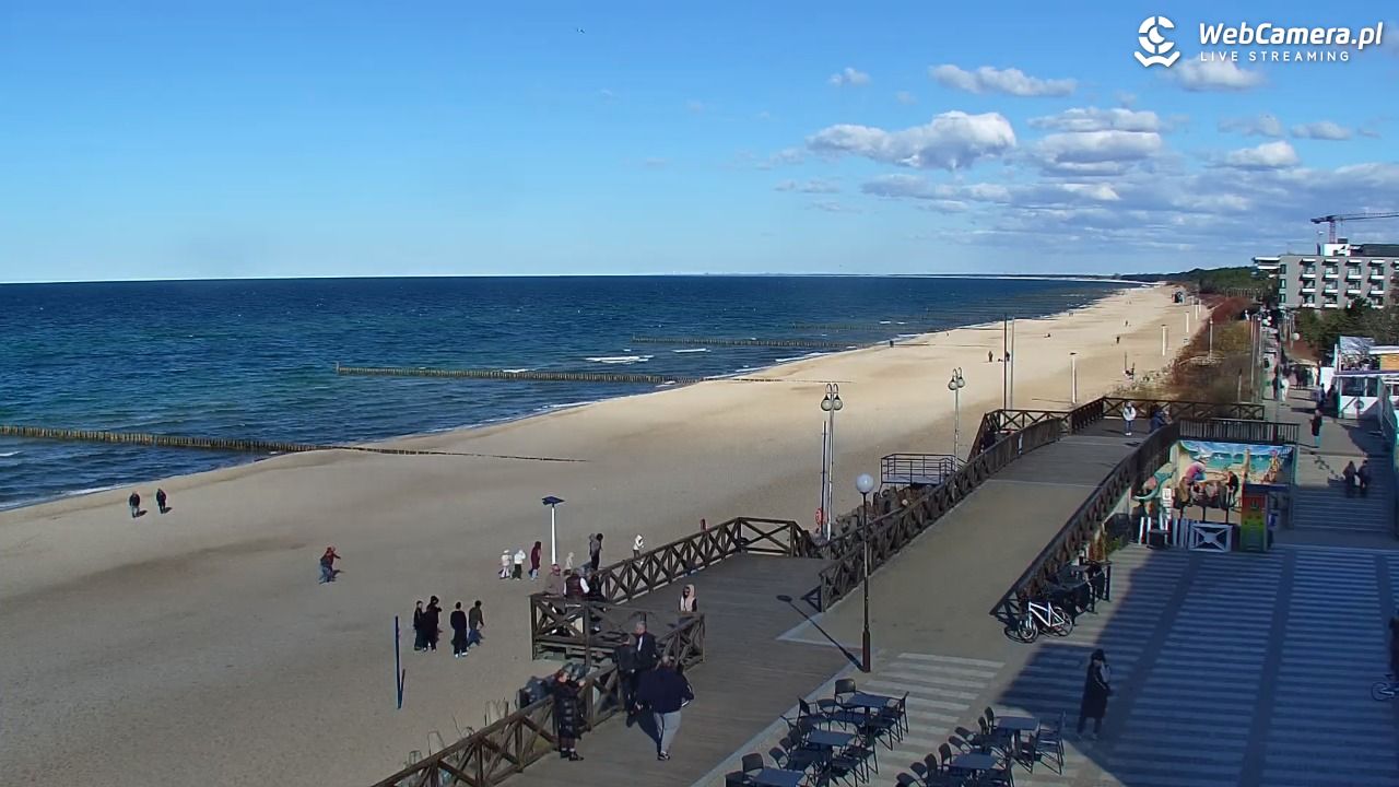 MIELNO - widok na plażę - 21 marzec 2026, 14:18