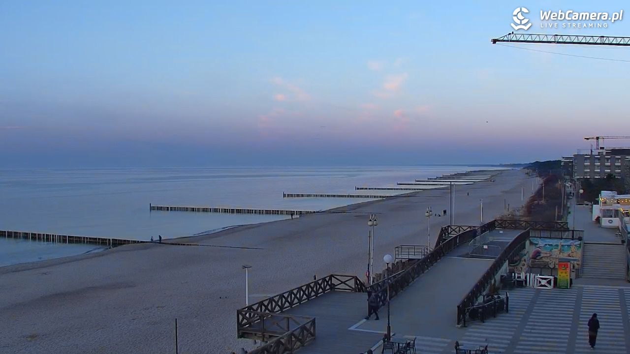 MIELNO - widok na plażę - 23 marzec 2026, 17:49