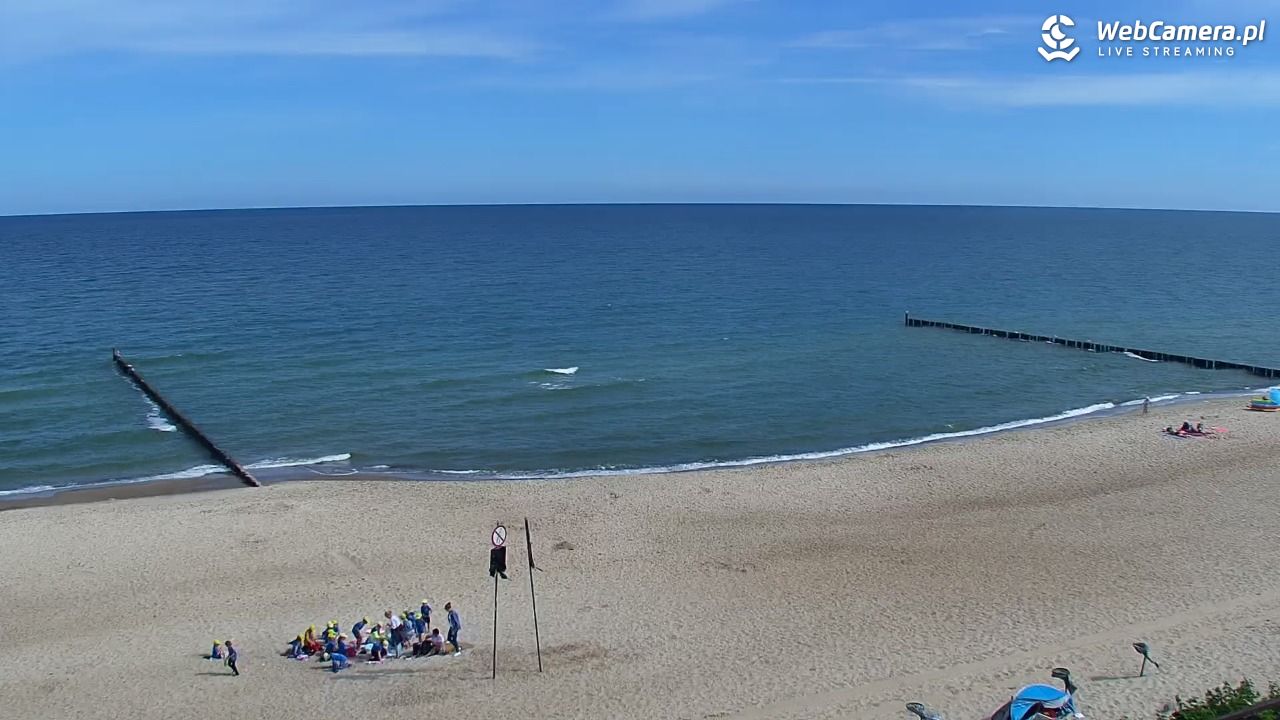 MIELNO - widok na plażę - 23 czerwiec 2026, 09:42