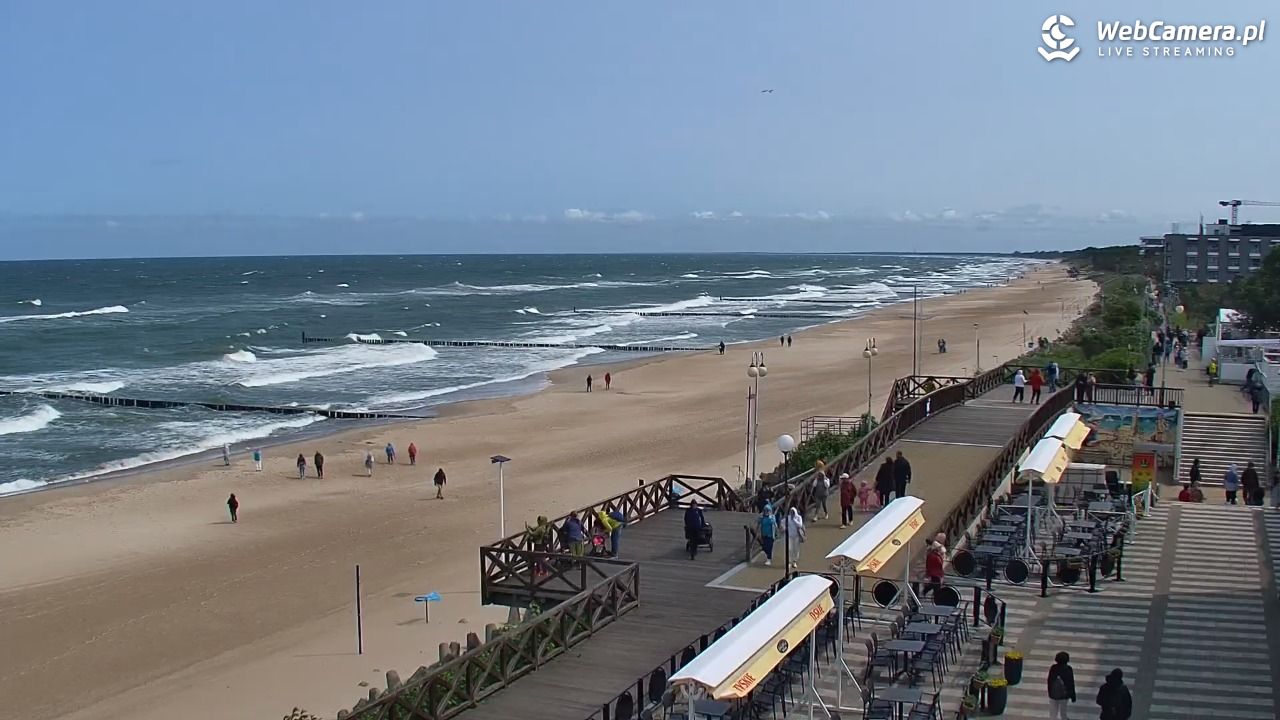MIELNO - widok na plażę - 09 czerwiec 2025, 11:16