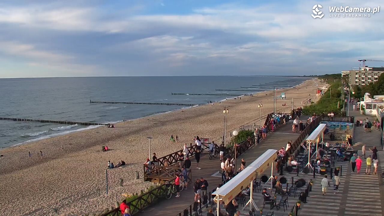 MIELNO - widok na plażę - 22 czerwiec 2026, 20:26