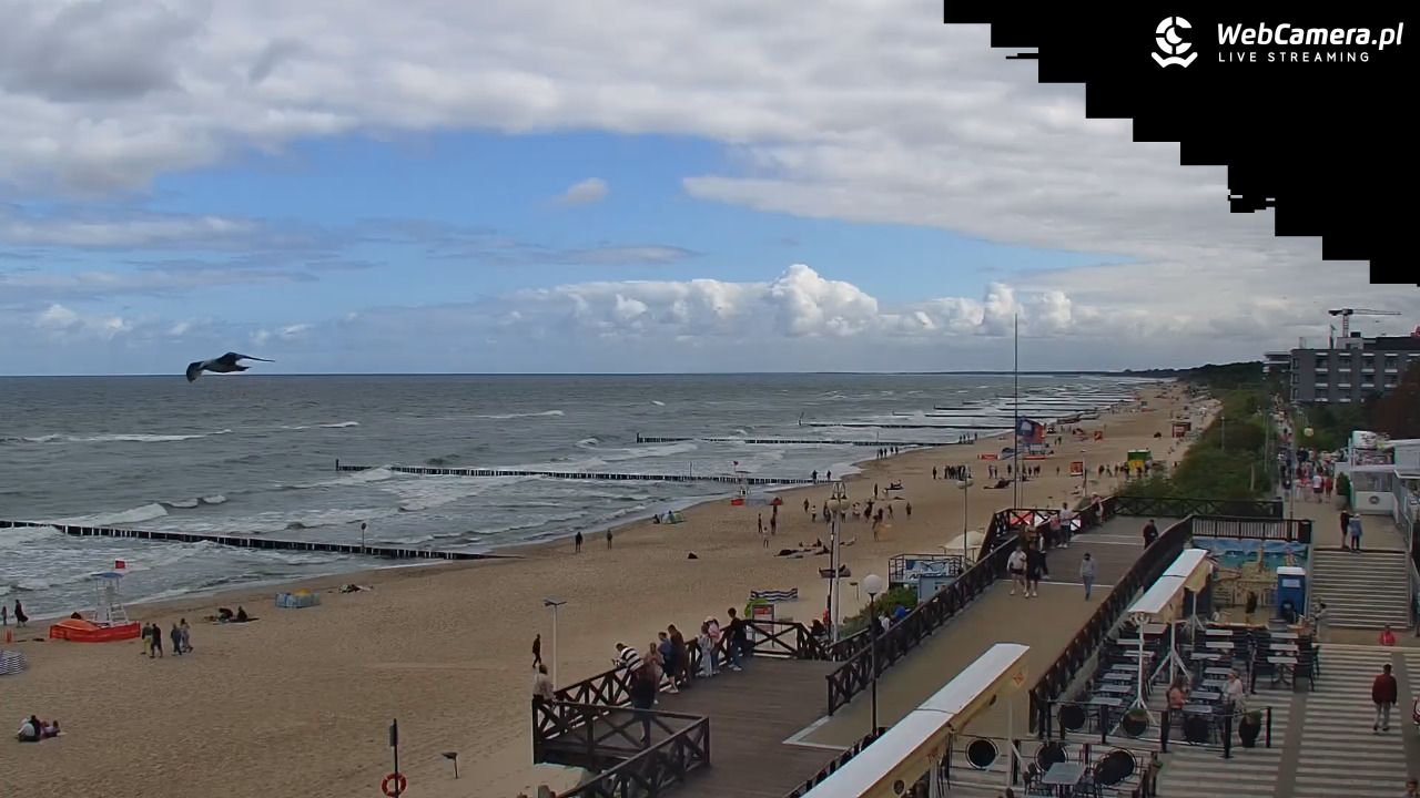 MIELNO - widok na plażę - 07 sierpień 2026, 11:11