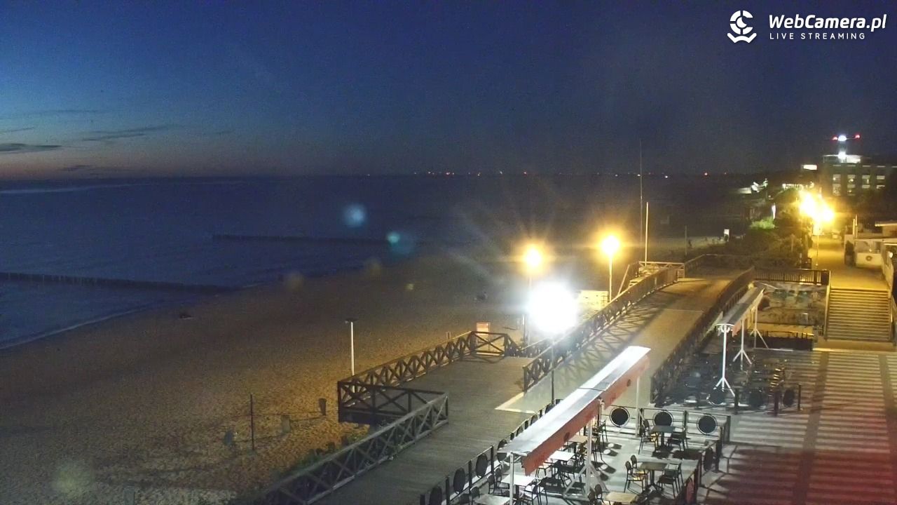 MIELNO - widok na plażę - 23 czerwiec 2026, 23:29